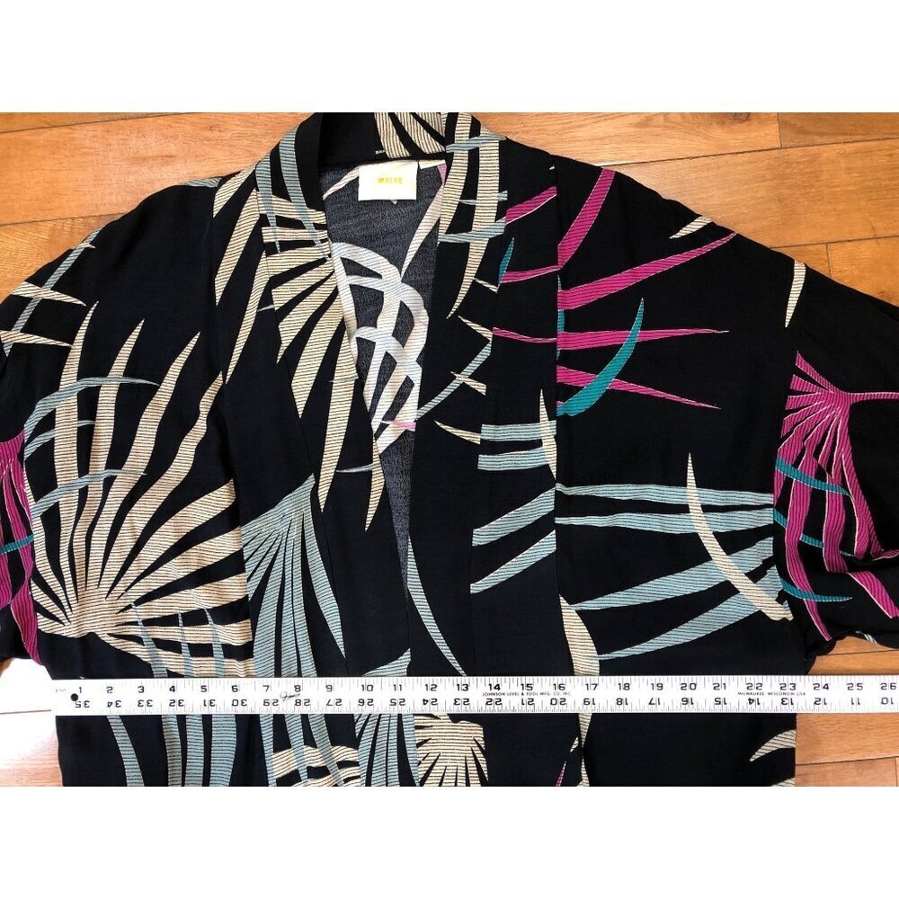 Maeve Anthropologie Kira Long Open Kimono Jacket Duster Size M/L - Picture 6 of 10